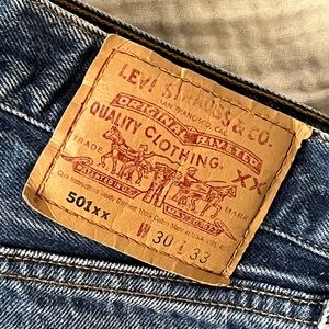 501XX Levi’s jeans